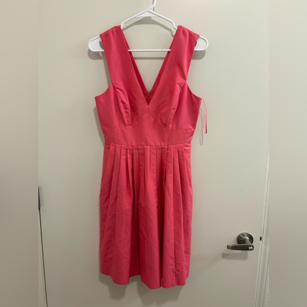 NWT J.Crew V-Neck A-Line Faille Party Dress Size 2